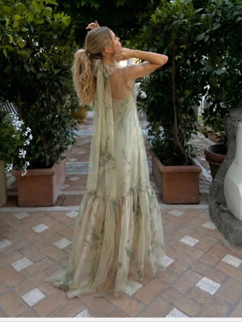 NWT Caara Melody Dress In Mint Floral Green